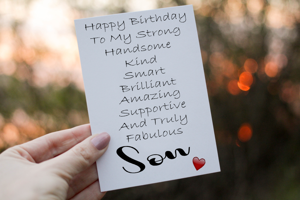 Son Birthday Card